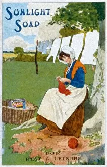 Seated Gallery: Poster advertising Sunlight Soap