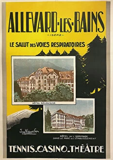Hermitage Collection: Poster, Allevard les Bains, Isere, France