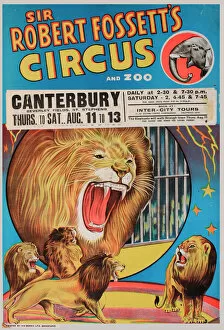 Elephant Collection: Poster, Sir Robert Fossetts Circus and Zoo