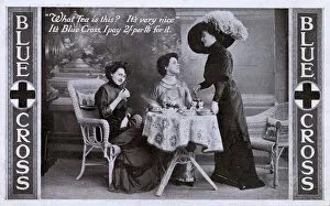 Enjoying Collection: Promotional Card for Blue Cross Tea