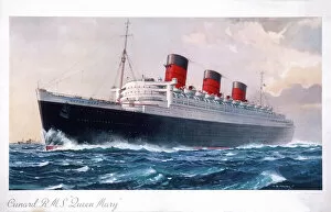 Liner Collection: Queen Mary, Cunard cruise ship