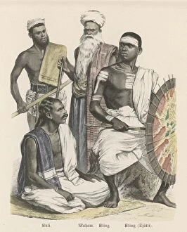 Seated Collection: Racial / India / Four Men