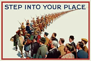 Step Gallery: Recruitment poster for the British Army