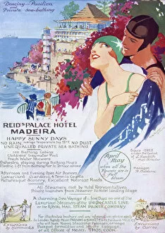 Swimming Gallery: Reids Palace Hotel, Madeira advertisement, 1928
