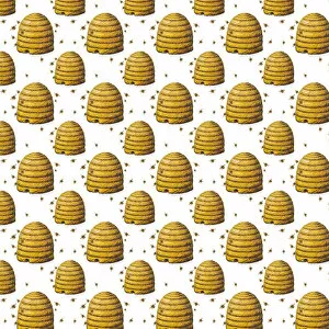 Graphics Gallery: Repeating Pattern - Beehives