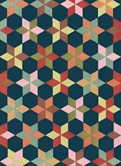 Graphics Gallery: Repeating Pattern - geometrical stars