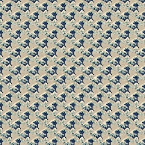 Graphics Gallery: Repeating Pattern - Hokusai Great Wave