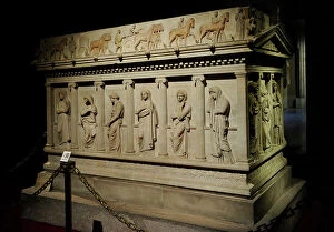 Bas Relief Collection: Sarcophagus of mourning women. 4th century BC. From Royal Ne