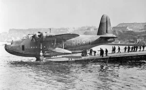 WW2 and WW2 Propaganda Posters: Short Sunderland flying boat, WW2