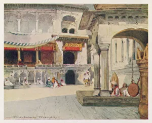 <b class=qtipBold><figcaption>Sikh Temple, Amritsar</figcaption></b><br>SIKH TEMPLE, AMRITSAR Interior of the Golden Temple<br><em>© Mary Evans Picture Library 2015 - https://copyrighthub.org/s0/hub1/creation/maryevans/MaryEvansPictureID/10063875</em> Sikh Temple, Amritsar