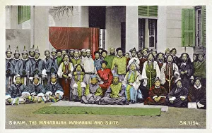 Nepalese Gallery: Sikkim, Northern India - The Maharajah Maharani and suite
