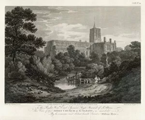 Saxon Collection: St Albans Abbey 1802