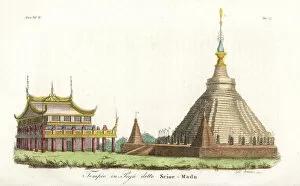 Pagoda Gallery: Stupa of Shwemawdaw Pagoda, Bago, Myanmar