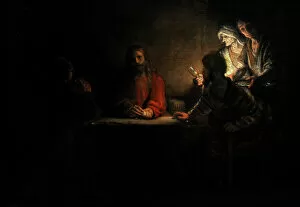 Dutch Gallery: Supper at Emmaus, 1648, by Rembrandt van Rijn (1606-1669)