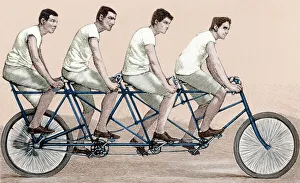 Twin Gallery: Tandem bicycle