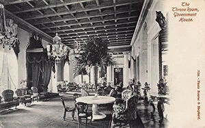 Throne Room, Government House, Calcutta, India