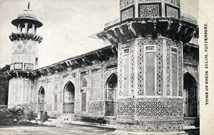 Indian Architecture Gallery: Tomb of Sheikh Salim Chisti, Fatehpur, Uttar Pradesh, India