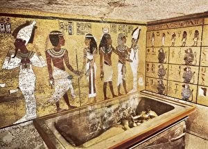 Tutankhamun Collection: Tomb of Tutankhamun. s. XIV BC. EGYPT. QUENA