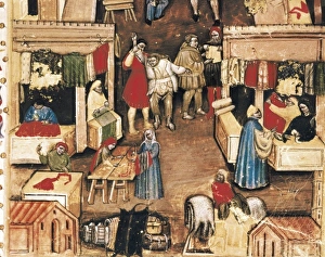 Civic Gallery: Trade Statutes. Fabric market and tailor s. Gothic