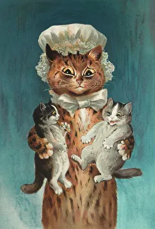 Twin Gallery: Twins by Louis Wain