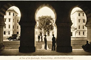 Egypt Gallery: Victoria College, Alexandria - Quadrangle