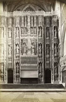 Sculptures Gallery: Wallingford Screen, St Albans Abbey, Hertfordshire
