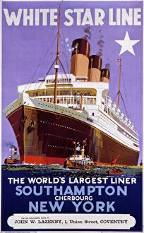 Liner Collection: White Star Line Poster