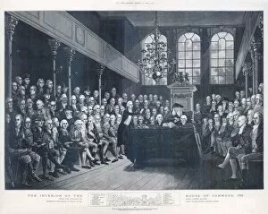 Government Gallery: William Pitt the Younger addressing Parliament
