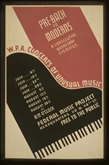 Administration Gallery: WPA. concerts of unusual music Pre-Bach to moderns : 8 conse
