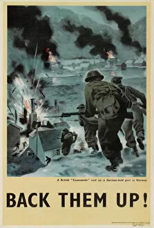 WW2 and WW2 Propaganda Posters: WW2 Poster -- Back Them Up