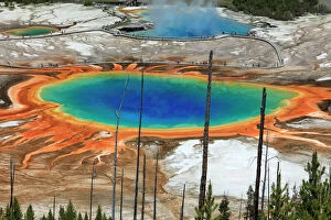 Colorful Gallery: Grand Prismatic Spring Midway Geyser Basin, Yellowstone