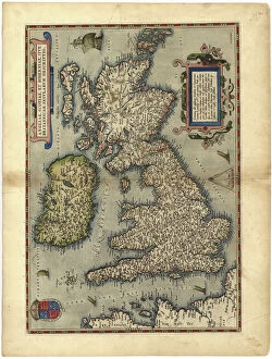 Flemish Gallery: 16th century map of the British Isles