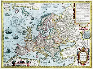 Dutch Gallery: 17th century map of Europe