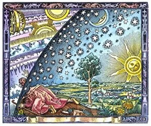 Medieval Collection: Celestial mechanics, medieval artwork