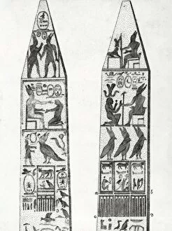 Egypt Collection: Egyptian obelisks, 18th century artwork