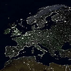 Defence Collection: Europe at night