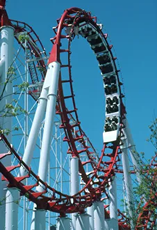 Leisure Gallery: Loop section of a rollercoaster ride