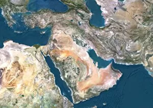 Aegean Sea Collection: Middle East, satellite image