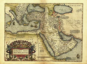 Dutch Gallery: Orteliuss map of Ottoman Empire, 1570