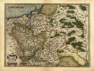Flemish Gallery: Orteliuss map of Poland, 1570