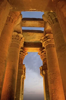 Egypt Collection: The ancient Egyptian Temple of Kom Ombo near Aswan, Egypt, North Africa, Africa