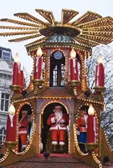 Candle Collection: The annual Frankfurt Christmas Market, Birmingham, West Midlands, England