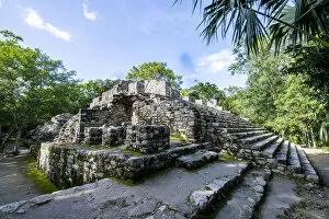 Tourist Attractions Collection: The archaeological Maya site of Coba, Quintana Roo, Mexico, North America
