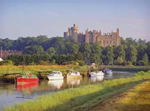 Castle Gallery: Arundel Castle and River, Arundel, Sussex, England