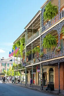 Balcony Gallery: Balconies on Royal Street, French Quarter, New Orleans, Louisiana, United States of America