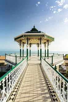 Seafront Gallery: Bandstand at Brighton Beach Seafront, Brighton, East Sussex, England, United Kingdom