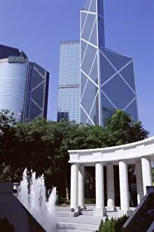 Stair Gallery: Bank of China Building from Hong Kong Park, Central, Hong Kong Island, Hong Kong