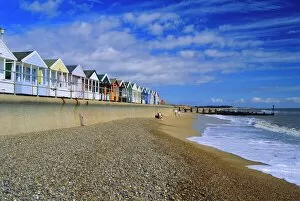Summer Time Collection: Beach huts, Southwold, Suffolk, England, UK, Europe
