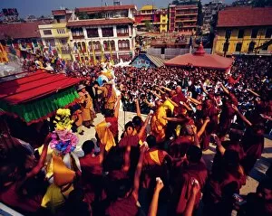 Nepal Collection: Buddist celebration of Losar