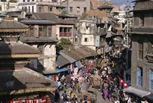 Nepalese Gallery: Busy city street scene